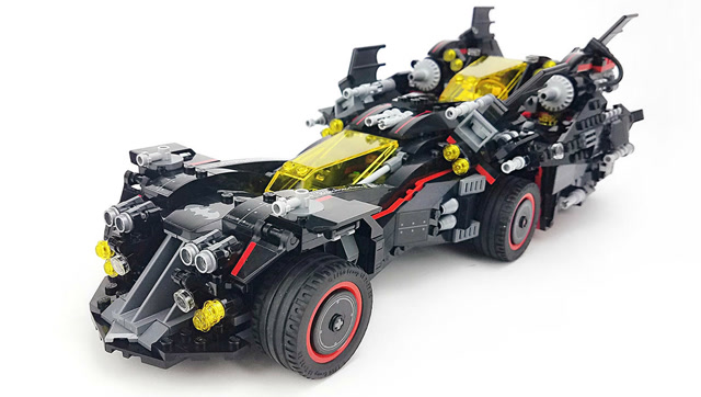 霸气侧漏,乐高lego70917蝙蝠侠大电影系列终极蝙蝠车