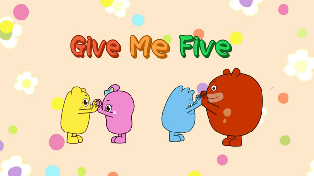 咕力咕力说唱学英语 give me five