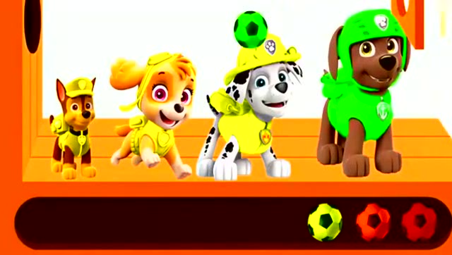 益智动画视频,旺旺队立大功成员穿上统一服装,教宝宝学习英语!