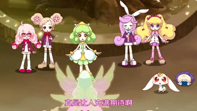 小花仙:淑馨终于可以再次变身智慧女神了,两只小兔子真逗!