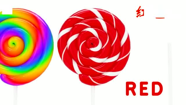 宝宝制作美味的棒棒糖,认识色彩,学习英语!