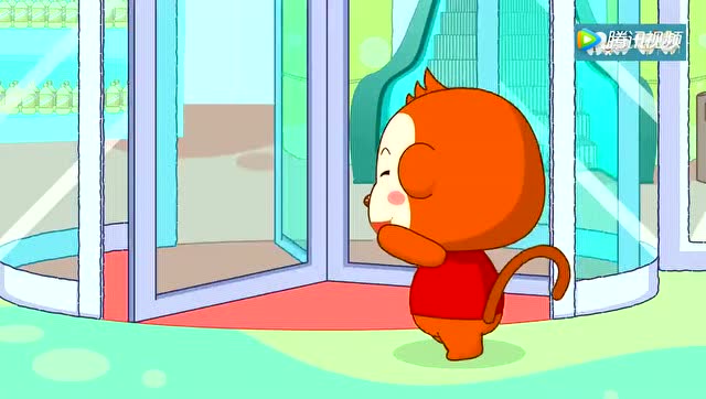 少儿早教视频:安全进出旋转门