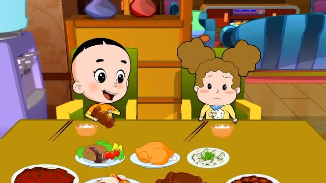 大头儿子吃螃蟹的乐趣