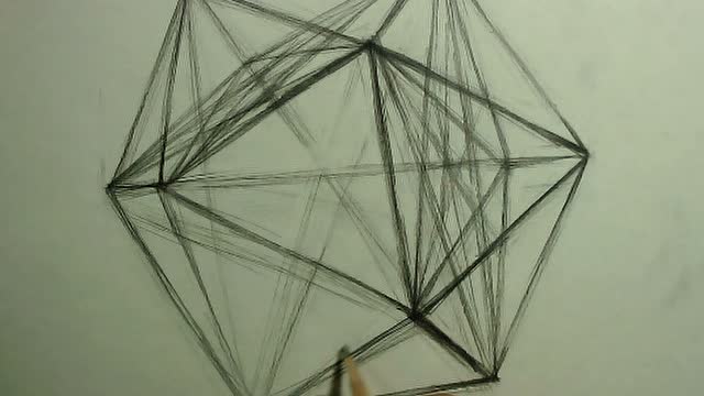 三苏文萃-素描教学-28二十面体2