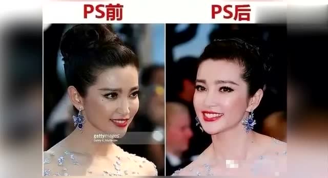 从李宇春到范冰冰 女星p图前后对比照曝光