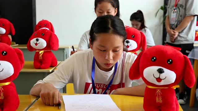 影视传媒部初三面试现场-永州三中后湖国际