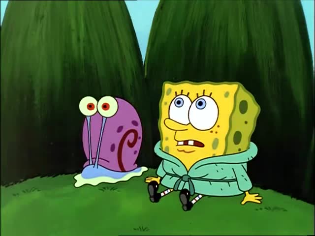 海绵宝宝:小蜗的敲打控制了愤怒的水母,音乐天才呀