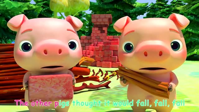 兒童英語兒歌:three little pigs 三隻小豬