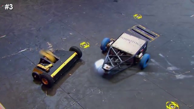 国外机器人打架比赛,机器人真太猛,被虐的惨不忍睹