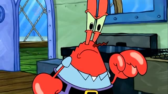 海绵宝宝不敢面对蟹老板,蟹老板得知真相太愤怒