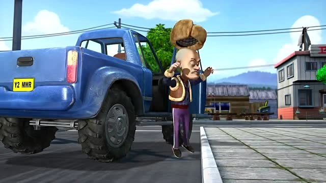 光头强开着车,急急忙忙的来到了火锅店,想要救回流浪的小狗!