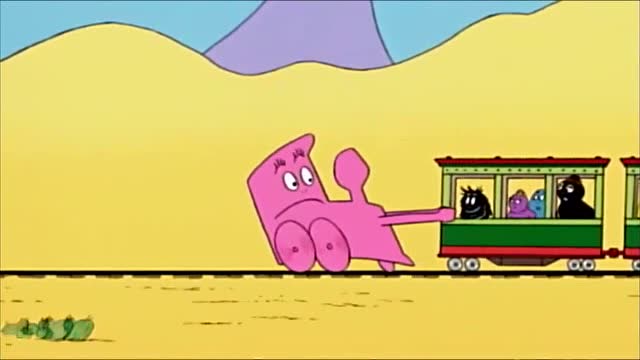 巴巴爸爸:巴巴爸爸变汽车,去追小火车