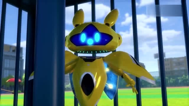 神兽金刚3:天孤星刚用大剪子抓住星盘仔,星甲超人就找来了