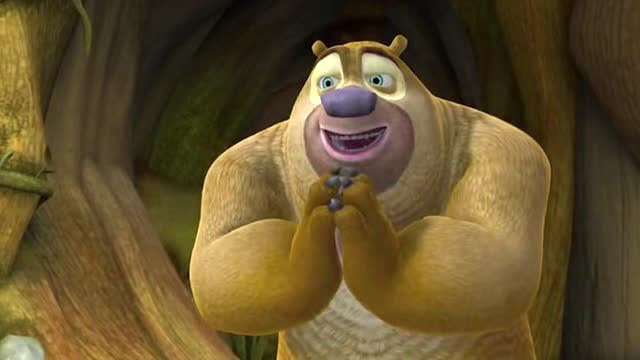 小伶简笔画:今天熊二特别开心, 发生了什么事情呢