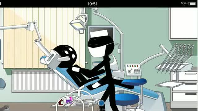 火柴人看医生 医生产生幻觉变身迪加奥特曼打怪兽?