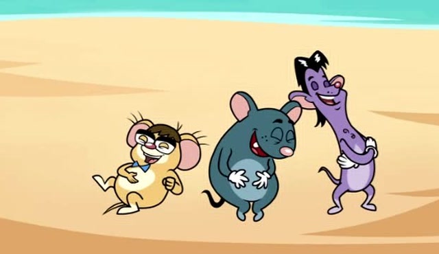 老鼠和狗:沙滩小子