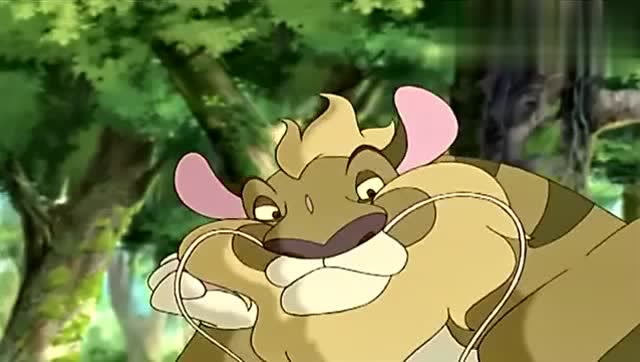 哪吒传奇:杨戬为了拿盘古石变成了小猪熊,三只眼还是骗了龙须虎