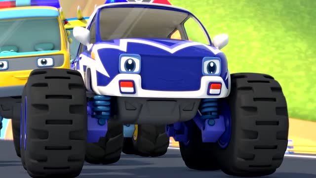 奇妙救援队:奇奇妙妙的包裹掉进河里了,怪兽车帮忙寻找