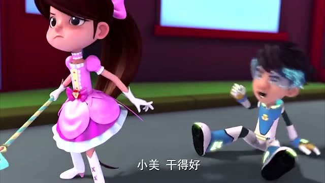 新成龙历险记:出招也是要看气质!霹雳娇娃一招落地开花果真精彩