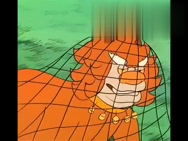 围裙妈妈和大头儿子回来的时候,发现自家的院子里有只狮子!