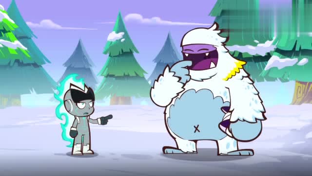 谜之城:小心超人的一番比划,直接让伽罗以为小心超人被雪怪吃了