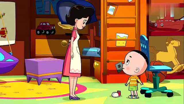 大头儿子:围裙妈妈给大头儿子买新鞋,这新鞋和以前的鞋不一样!