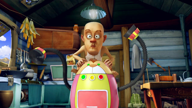 智能机器人一点都不智能,光头强都被它玩坏了,可怜的强哥