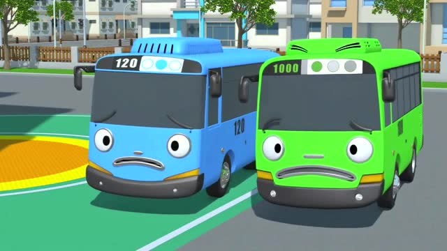 小公交车太友:大家在一起玩,小吉和太友觉得小巴士们都开得太快了
