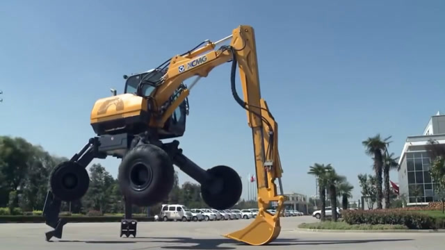 步履式挖掘机,这些高难度动作太撩人了!