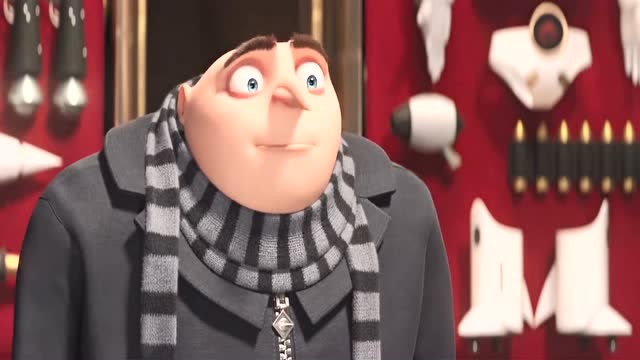 神偷奶爸3:格鲁看见坏蛋战车后,瞬间惊了