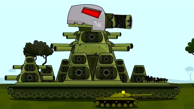 坦克动漫世界,s系超强kb-44,s系被全灭