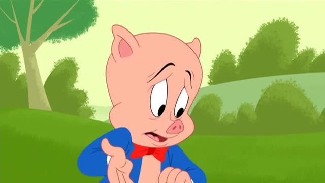 《兔八哥》猪小弟很生气,对达菲鸭各种抱怨