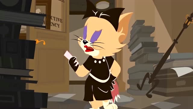 猫和老鼠:漂亮猫咪来找"猫鼠侦探",杰瑞献殷勤,引汤姆醋意大发