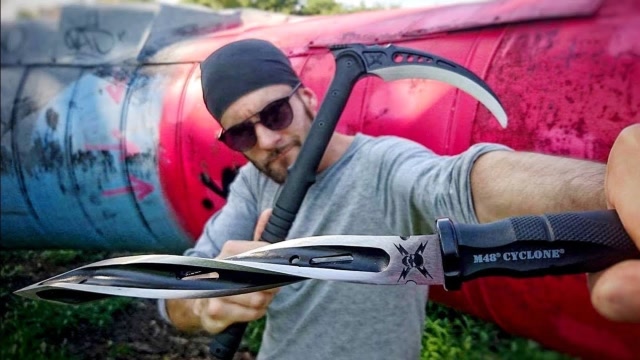 让魔鬼也颤抖的m48旋风刀有多恐怖?牛人亲测其威力,画面让人心惊