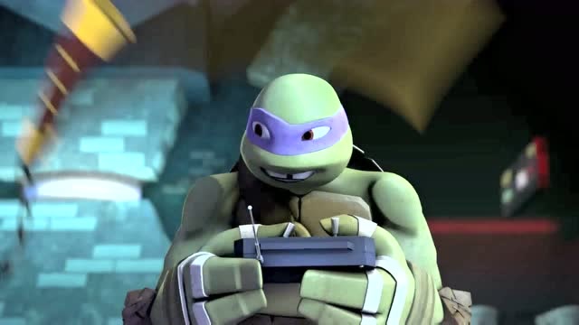 《忍者神龟》多纳你真的是太聪明了,这个机器人厉害了