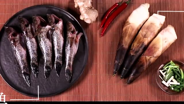春天的味道你吃过吗?春笋焖步鱼看起来真是色鲜味美啊