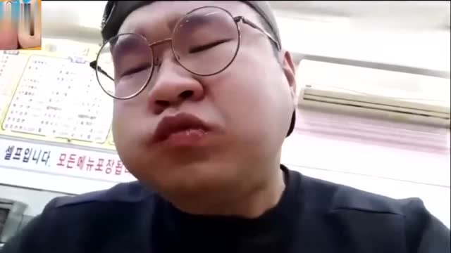 韩国大胃王胖子威吃播,芝士猪排拉丝,拉面辣死,厌食者良药