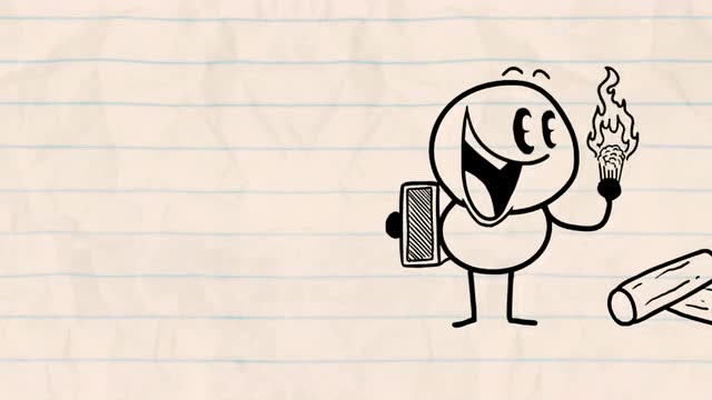 搞笑铅笔人:饥寒交迫的一天!