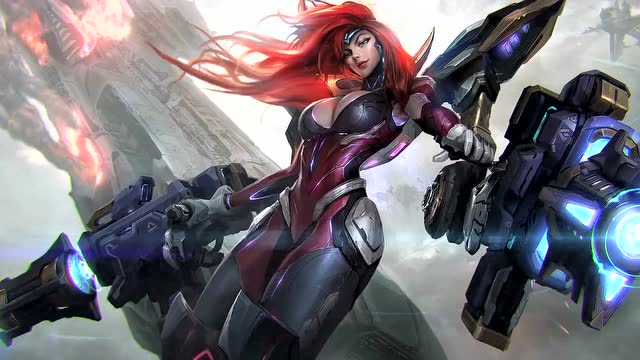 英雄联盟,cg武装战姬,宣传cg吹爆女枪