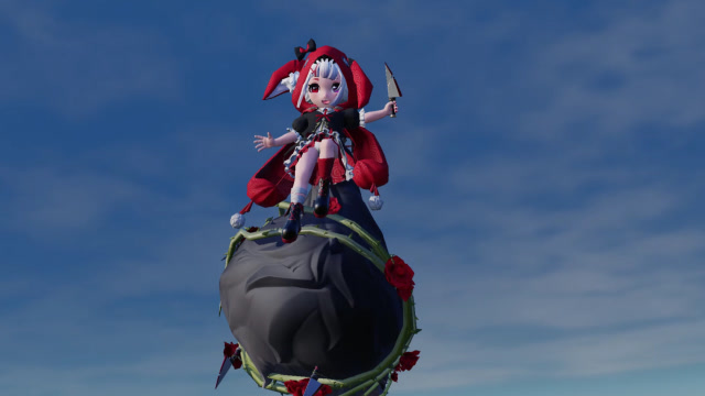 决战平安京:小松丸-绯色荆棘皮肤展示