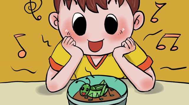 霖山老师教你画儿童文学插画:蝈蝈