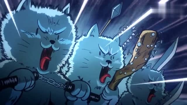 刺客伍六七-我们一起学喵叫,猫咪与刺客混战,莫名很燃!