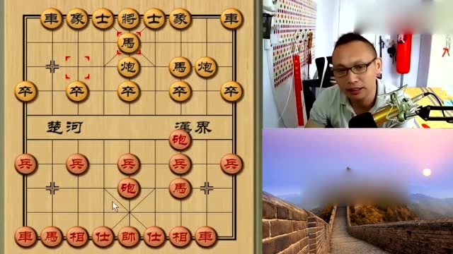 象棋:对手的招法太牛了,担子炮化解攻势
