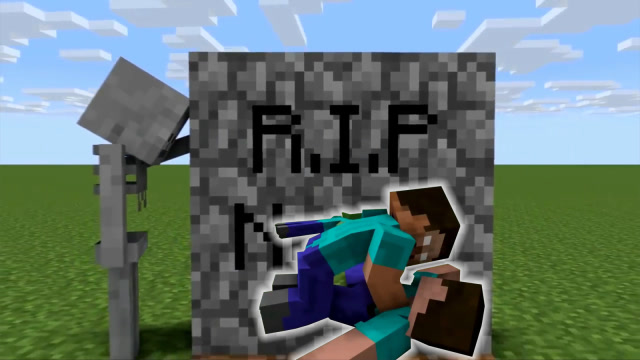 我的世界 noob死而复生 吓坏僵尸猪人