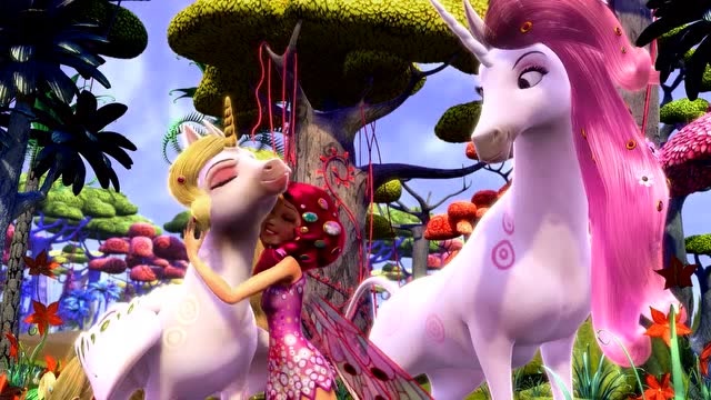 《米雅的精灵王国》小金角就在一块荒地上建立了自己的绿洲,好棒