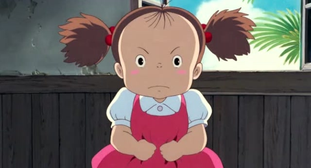 龙猫:妹妹抓到一个灰尘精灵,迫不及待的找姐姐分享