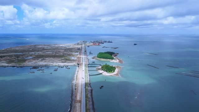 海陆空立体带你了解钦州最美海岛--三墩岛