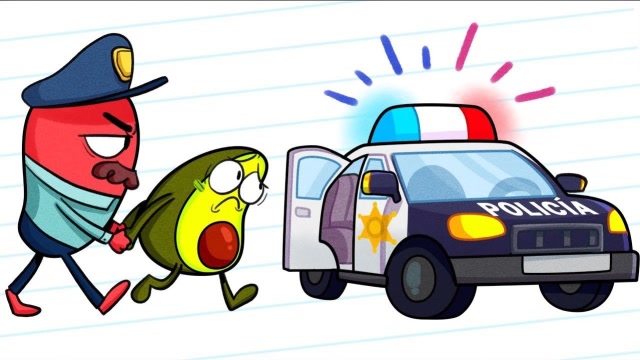 牛油果搞笑动画:牛油果从蔬菜秘密监狱逃跑,结果给抓回来了