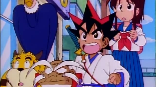 九龙珠:小次郎为显摆魔刀竹竿故意升到了空中,没想到却刚好中了敌人的