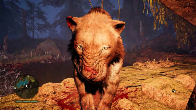 孤岛惊魂17:成功驯化血牙剑齿虎,但是我的小虎子却意外阵亡